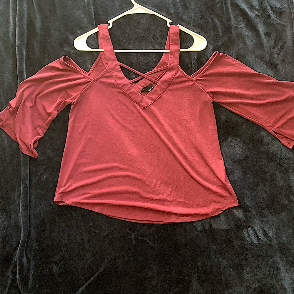 Plum blouse